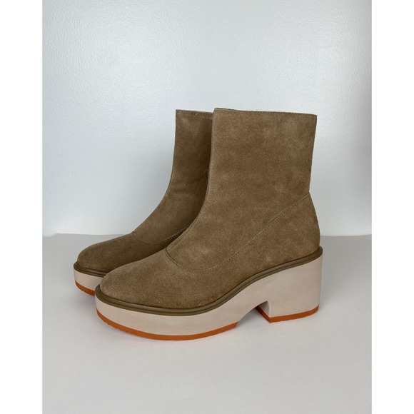 Matisse Shoes - Matisse Gavin Tan Suede Platform Ankle Boots Size 10 M Chunky Block Heel Boho